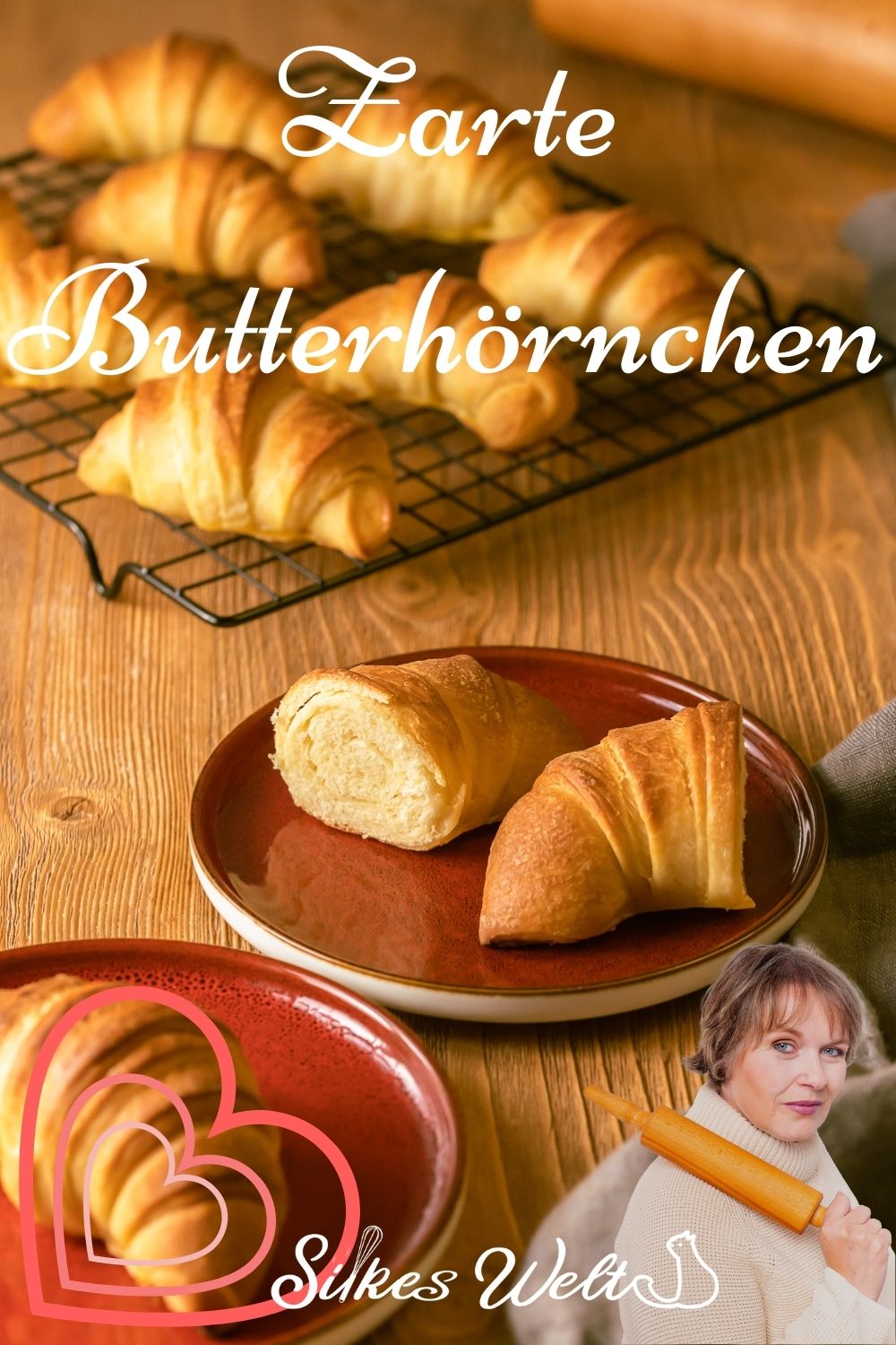 Butterhörnchen Pinterest1 einfaches Butterhörnchen