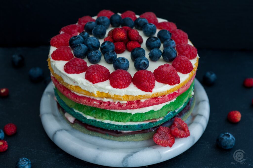 Farbiger Wunderkuchen - Basis für Torten Rezepte-SilkesWelt.de Farbiger Wunderkuchen - Basis für Torten Rezepte-SilkesWelt.de