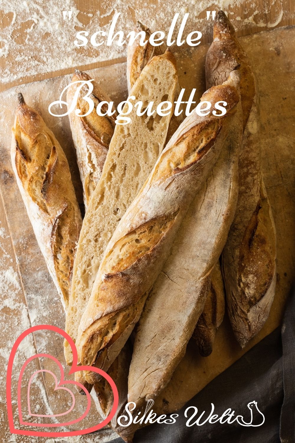 schnelle Baguettes einfaches Baguette Rezept
