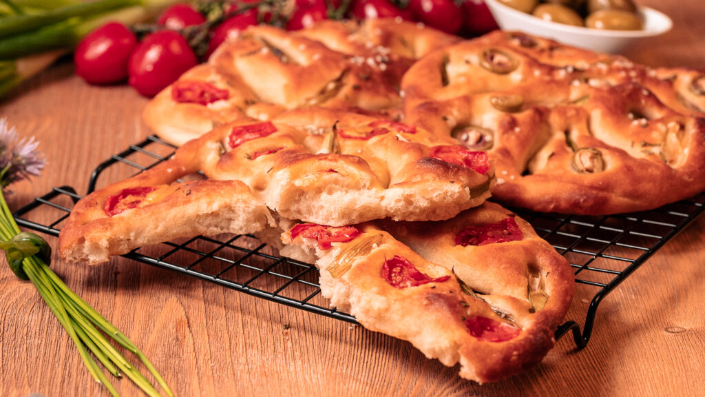 Rezept für vegane Fougasse