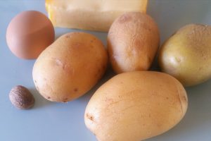Zutaten für Kartoffelrösti