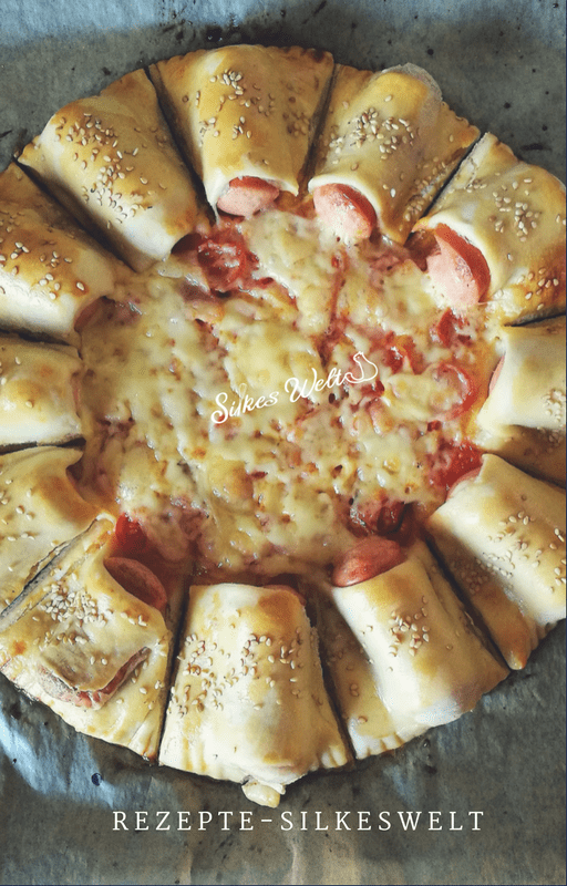 Rezepte für die Super Bowl Party Rezepte-SilkesWelt.de Hotdogpizza