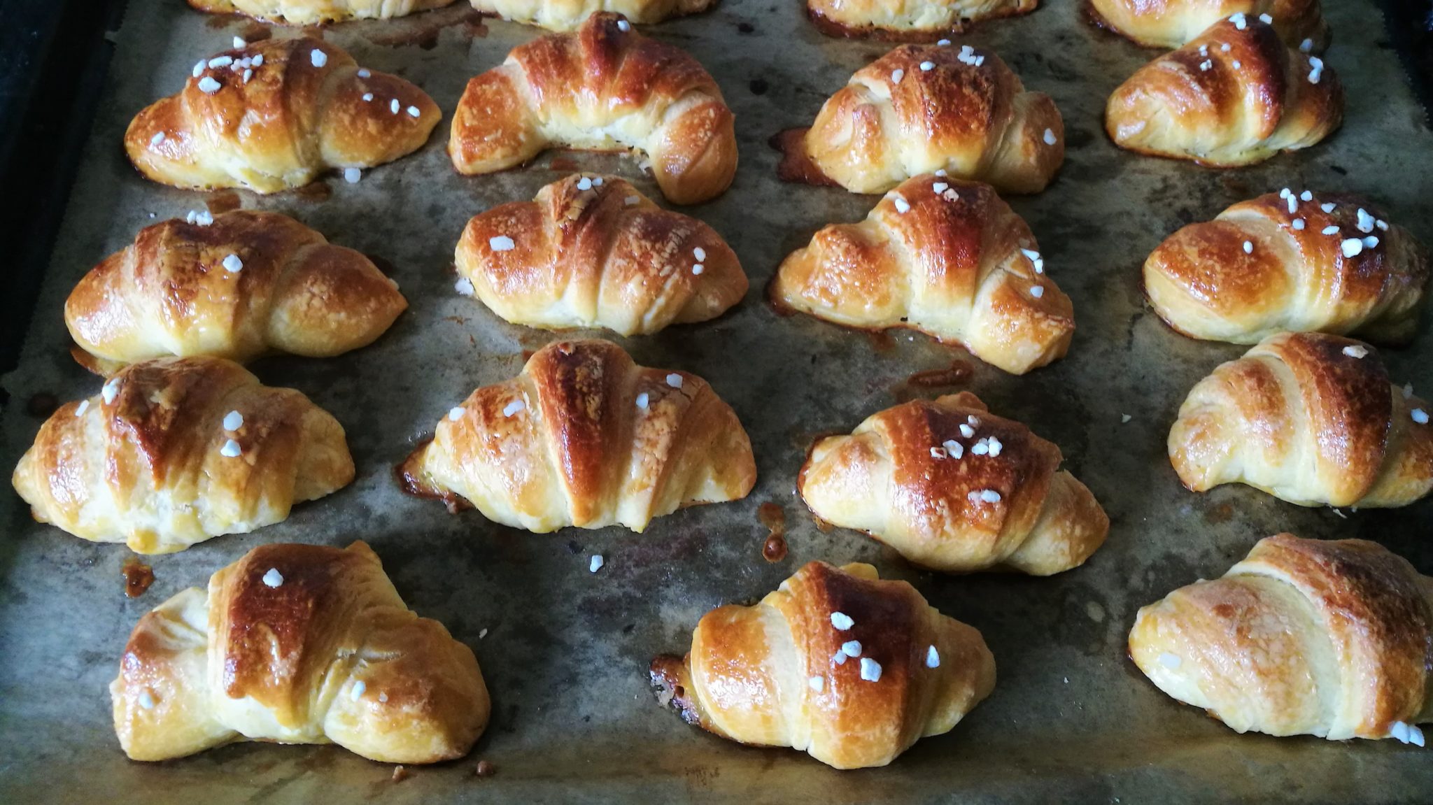 Marzipanhörnchen mit Orangenschale. Rezepte-SilkesWelt