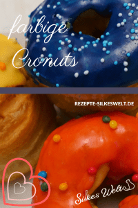 farbenfrohe Cronuts