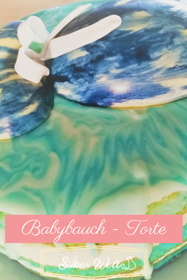 Himbeermousse für Himbeerherzen Rezepte-SilkesWelt.de Babybauchtorte