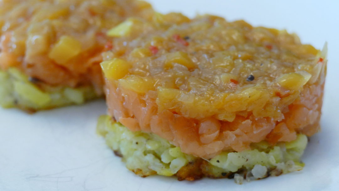 Rösti mit Lachs und Limonensauce RezepteSilkesWelt.de