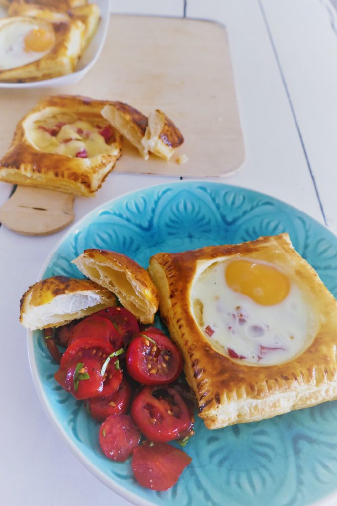 Blätterteig Spiegeleier Rezepte-SilkesWelt.de Blätterteig Spiegeleier Snack
