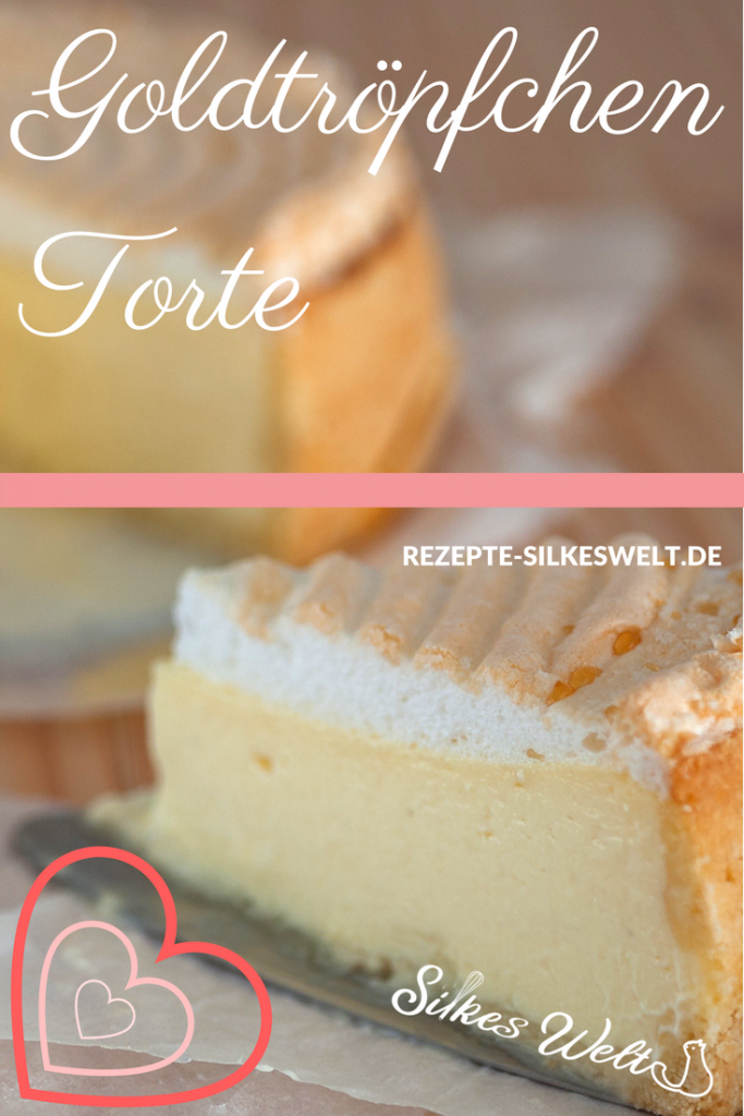 Käse-Baiser-Torte oder Goldtröpfchentorte. Rezepte_SilkeWelt