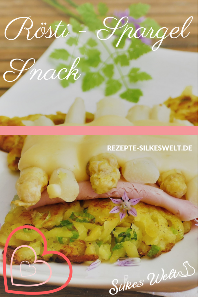 Rösti - Spargel Snack mit Hollandaise 