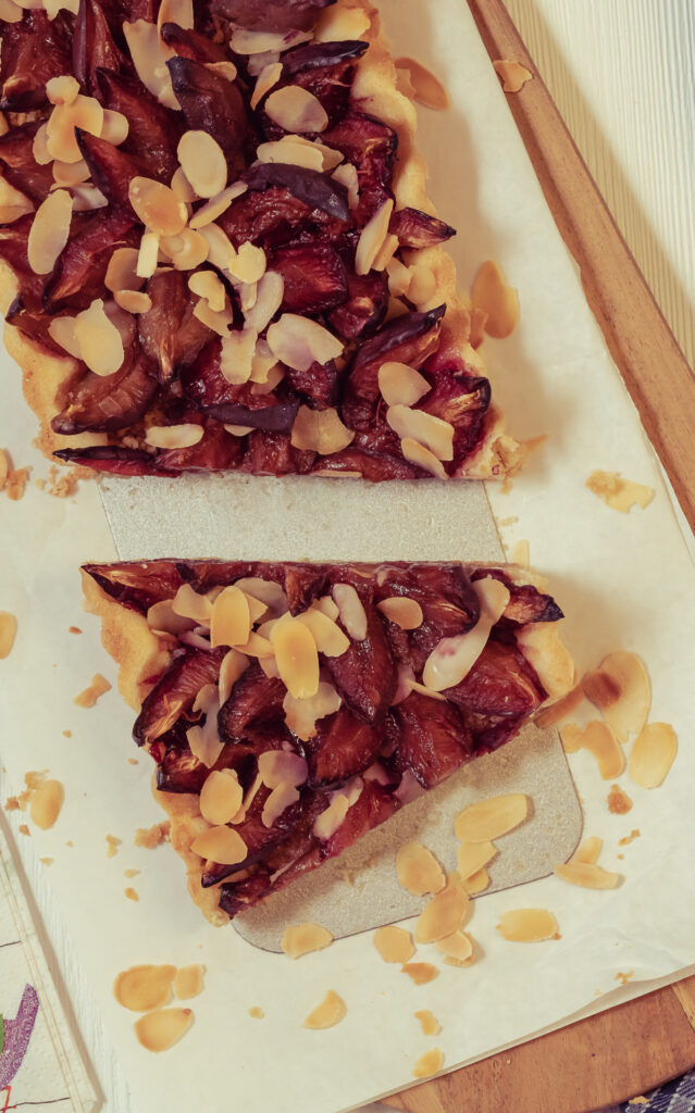 Zwetschgenkuchen-Rezepte und mehr Rezepte-SilkesWelt.de Zwetschgentarte mit Mandelnote