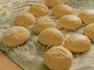 Bratapfelkuchen Teiglinge