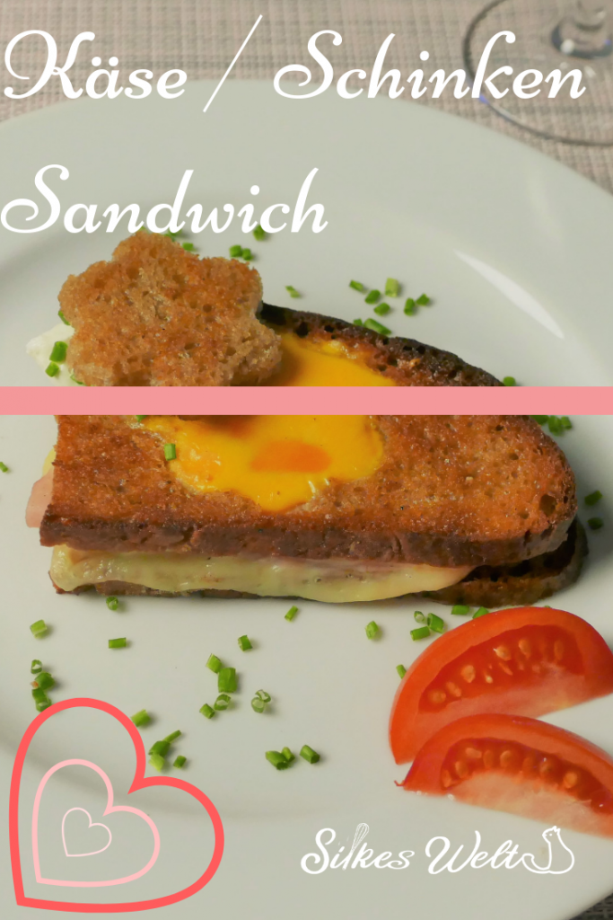 Butterbrot mal anders, als Käse / Schinken Sandwich mit Ei