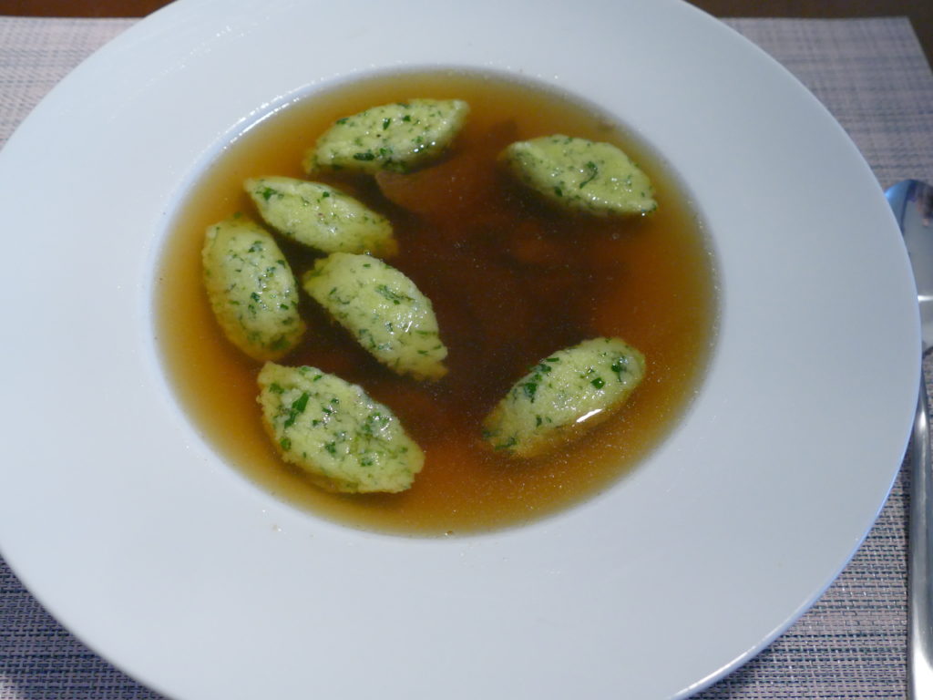 Bärlaucheinlage für Suppe