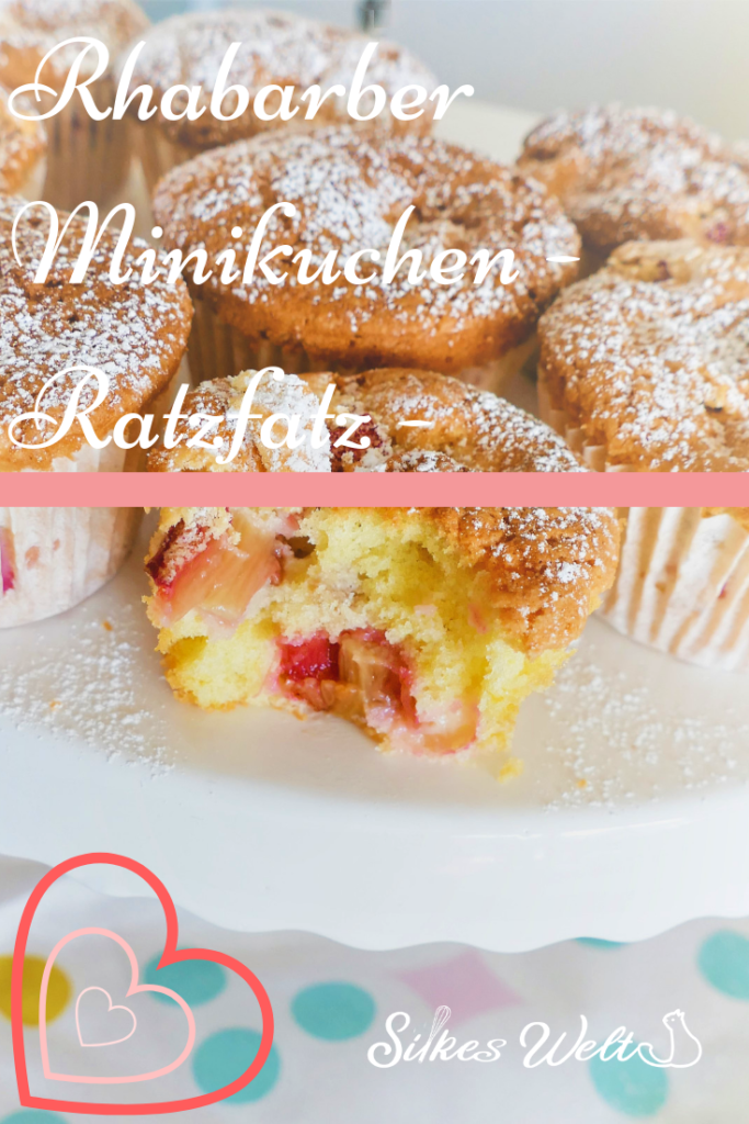 Fluffige Rhabarber Minikuchen Rezepte-SilkesWelt.de