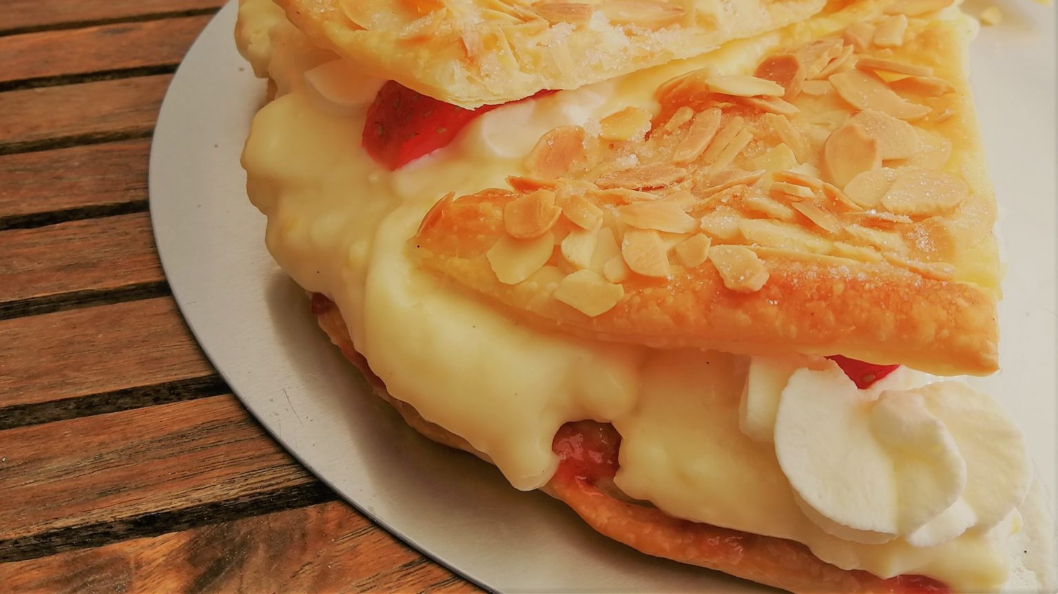 Blätterteig Blitzkuchen mit Vanillesahne, mein Rezept