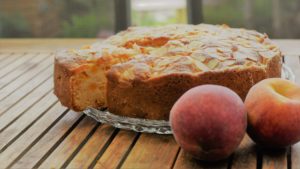Rührkuchen mit Pfirisch