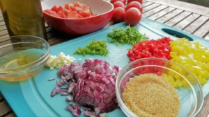 Zutaten für Salsa