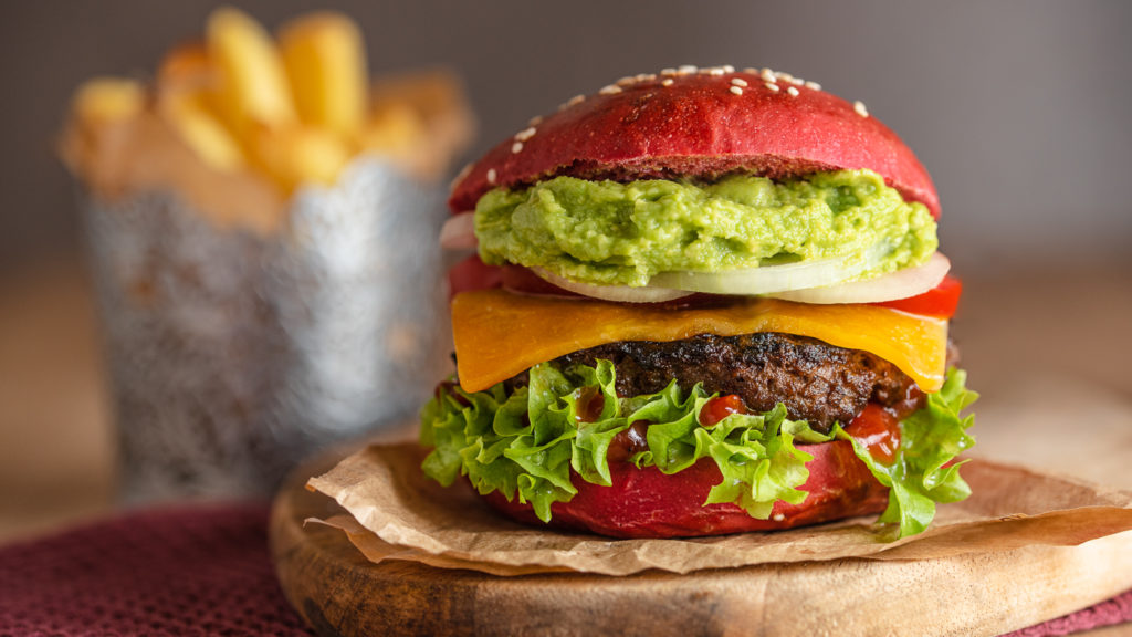 Fluffige rote Burger Buns ohne Lebensmittelfarbe Rezepte-SilkesWelt.de