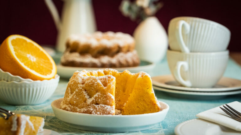 Orangen-Kürbiskuchen
