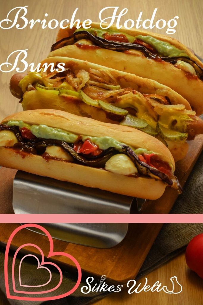 Brioche Buns für Hotdogs