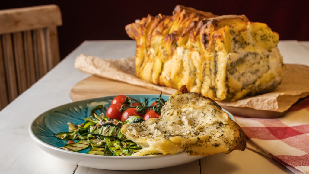 Brot mit Kartoffel vegan