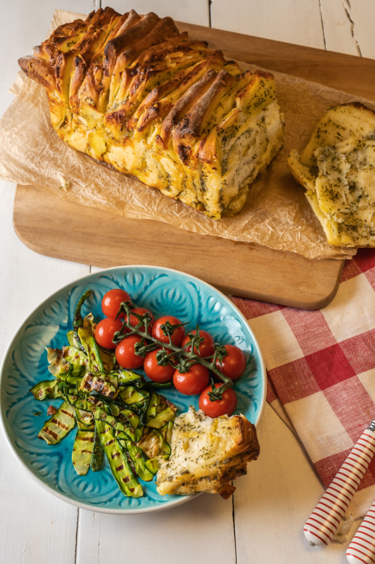 Kartoffel-Zupfbrot Rezept vegetarisch und vegan möglich