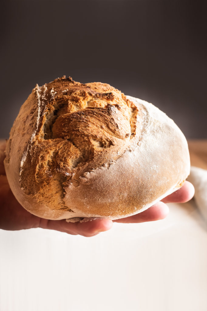 einfaches Weizensauerteig Brot Rezept