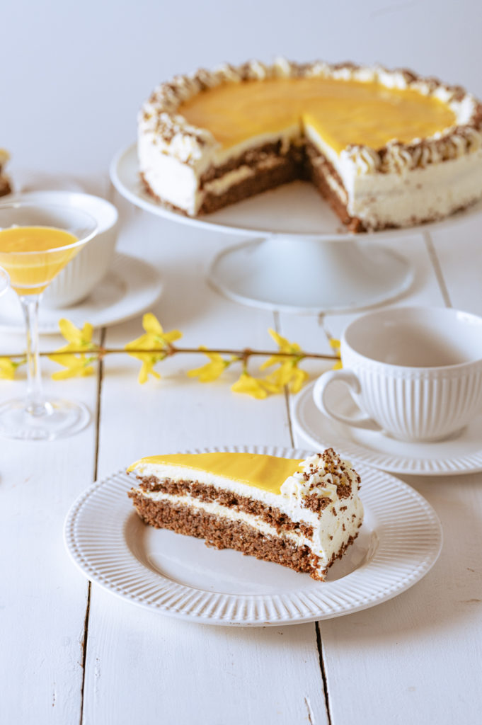 Eierlikörtorte mit Nuss glutenfreies Rezept 