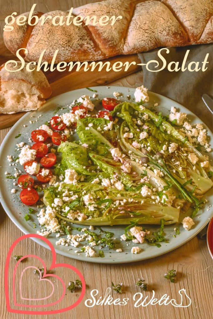 Rezept für gebratenen Salat