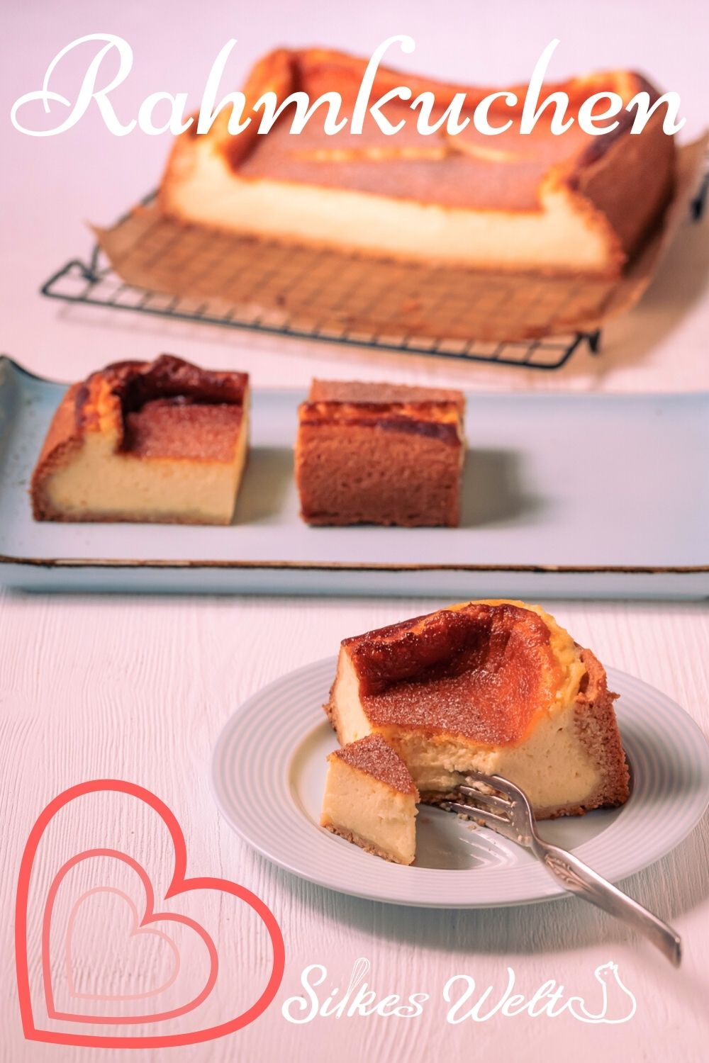 Rahmkuchen Silkeswelt Pinterest1 Rahmkuchen Rezept