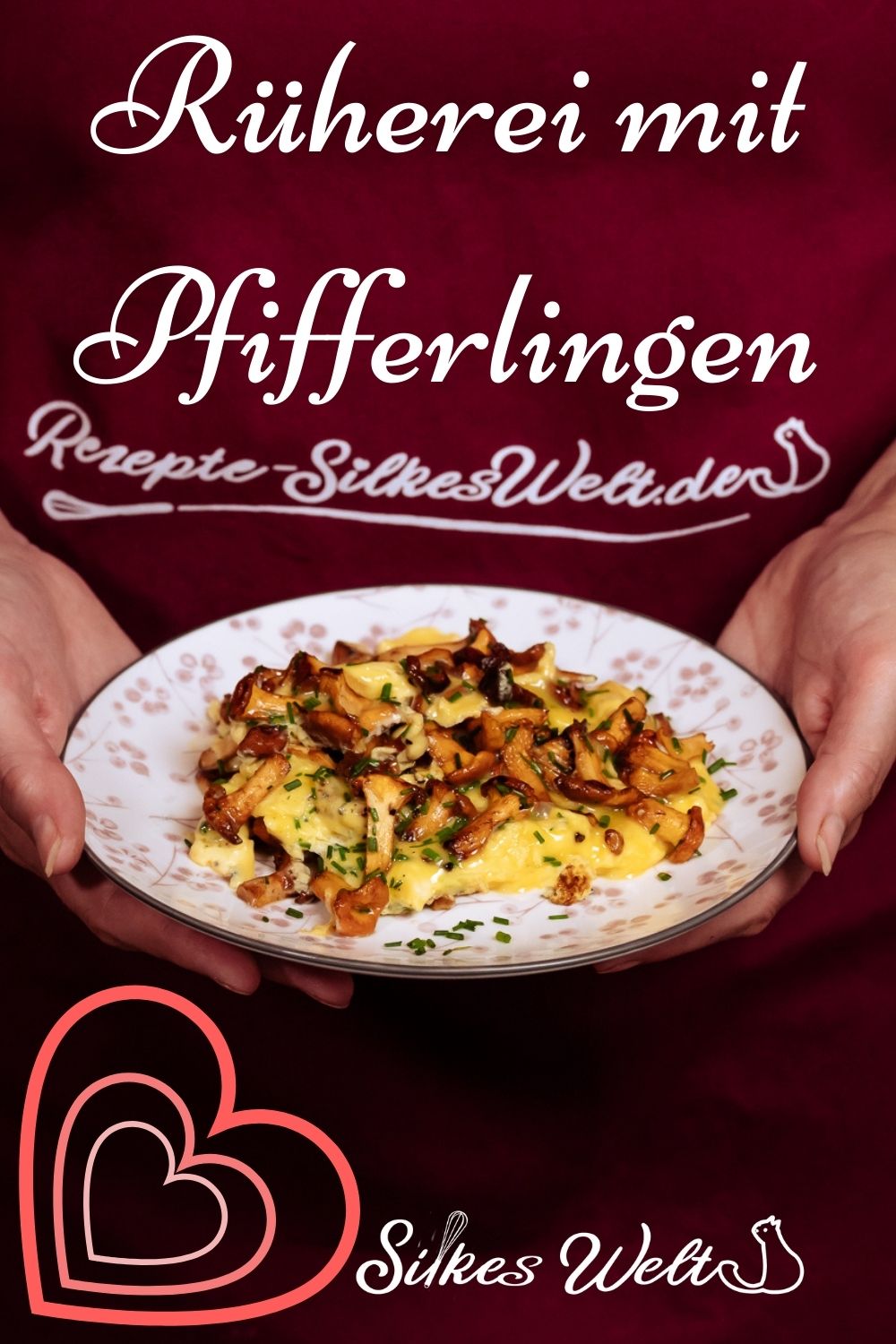 Rüherei mit Pfifferlingen Pinterest1 Rezept für Rüherei mit Pfifferlingen vegetarisch