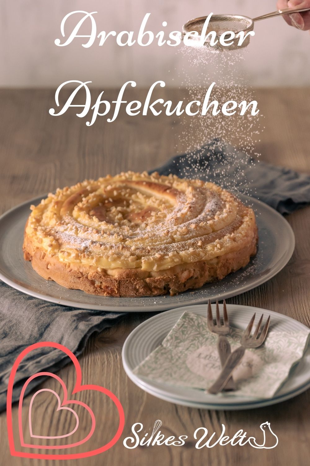 arabischer Apfelkuchen Pinterest1 Rezept für arabischer Apfelkuchen ohne Butter