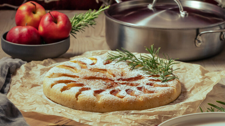 Pfannen-Apfelkuchen