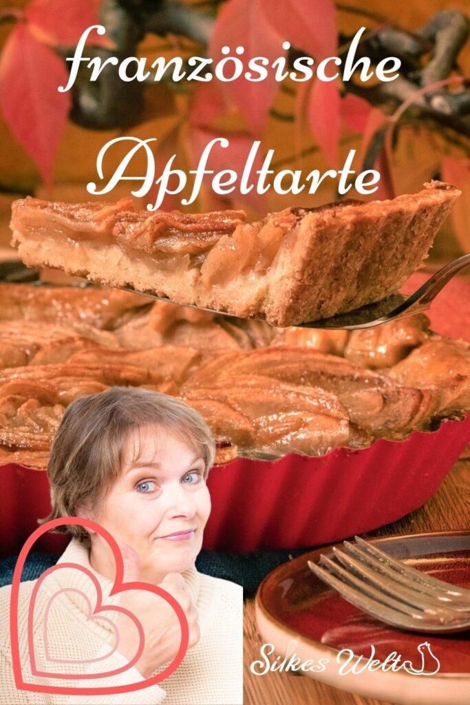 apfeltarte Pinterest1 Silkeswelt Rezept für Apfeltarte vegan