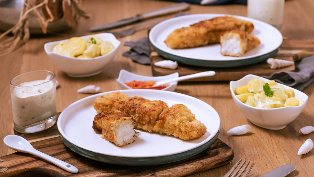 Fischstäbchen ganz groß