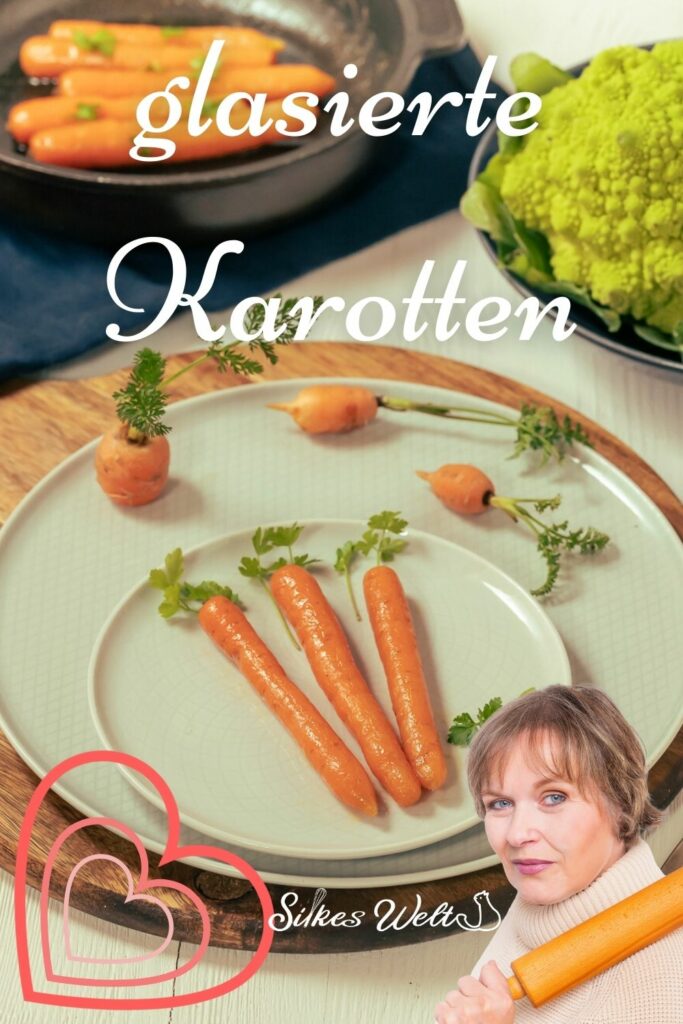 Rezept für glasierte Karotten in der Pfanne