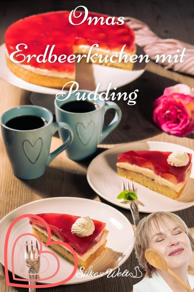 Erdbeerkuchen mit Pudding Rezepte-SilkesWelt.de