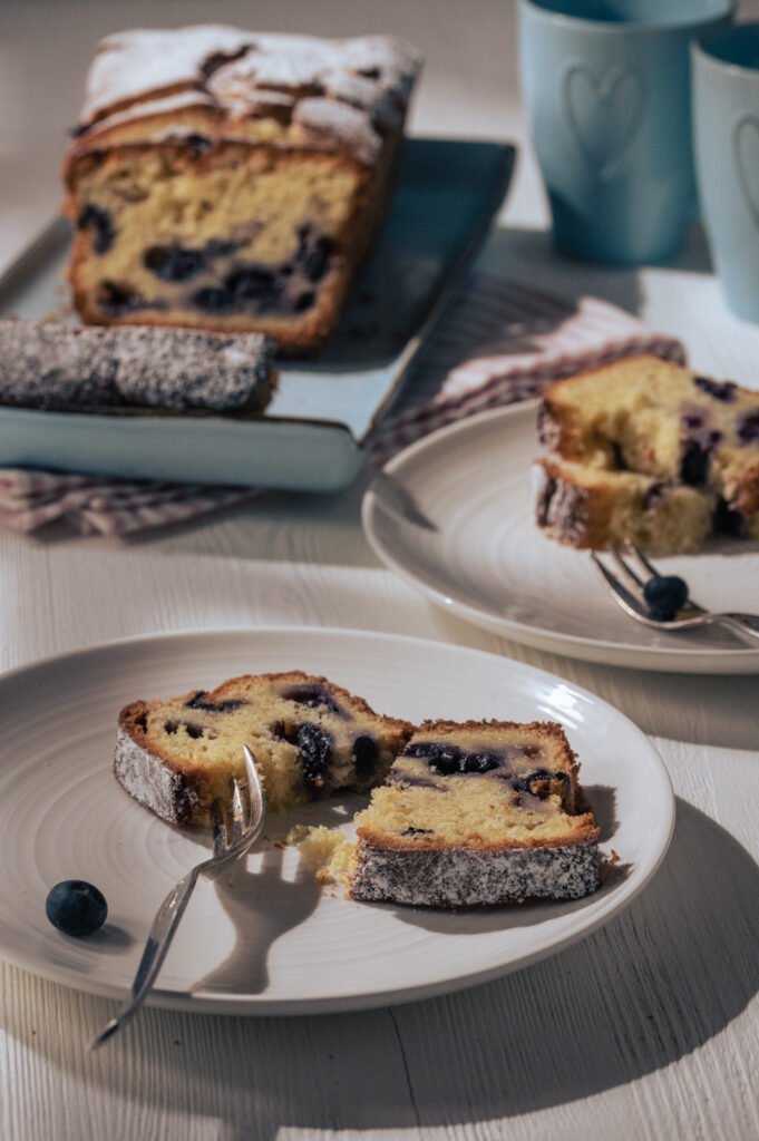 Schneller Heidelbeerkuchen