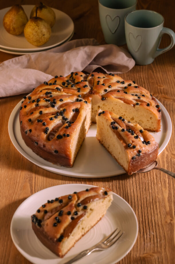 Birnentarte mit Lebkuchengeschmack |Rezepte-Silkeswelt.de