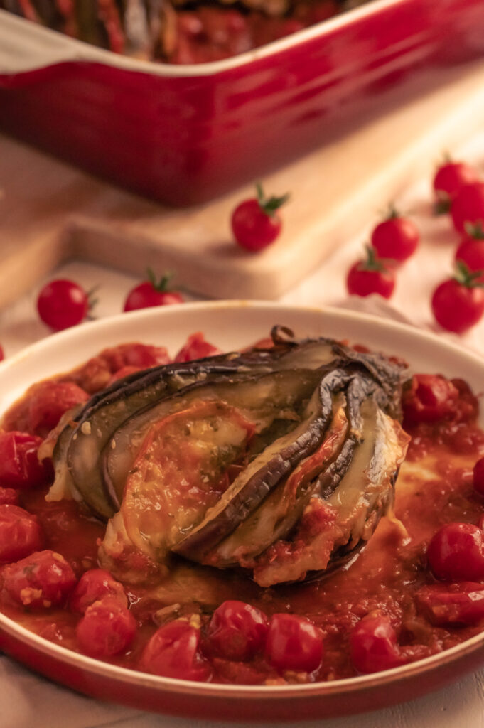 Parmigiana di Melanzane aus dem Backofen