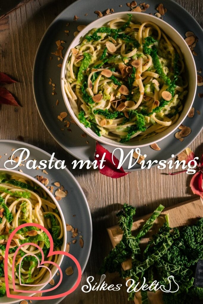 Rezept mit Pasta und Wirsing vegetarisch
