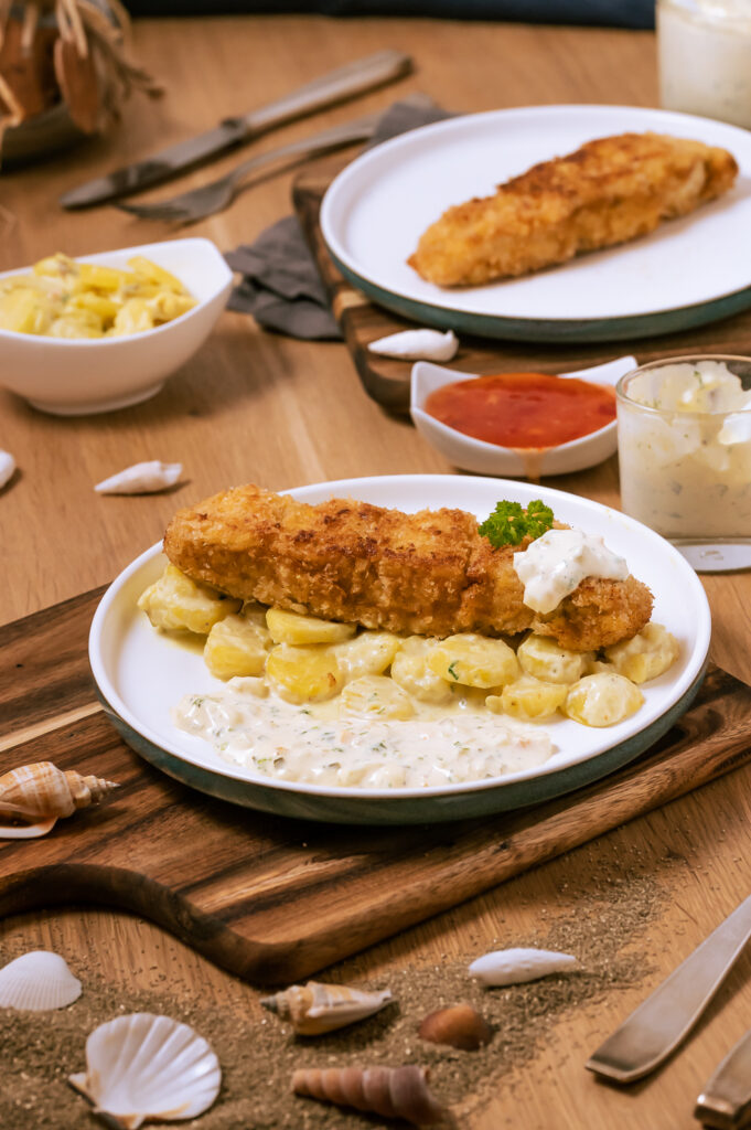 Saftige Maispoulardenbrust à la Jamie Oliver Rezepte-SilkesWelt.de Rezept für Seelachs paniert