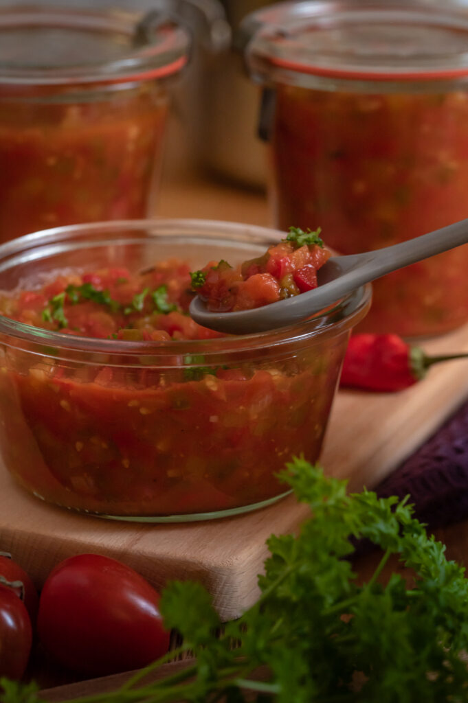 Rezepte mit Tomaten Rezepte-SilkesWelt.de Tomaten-Paprika Salsa - Soße