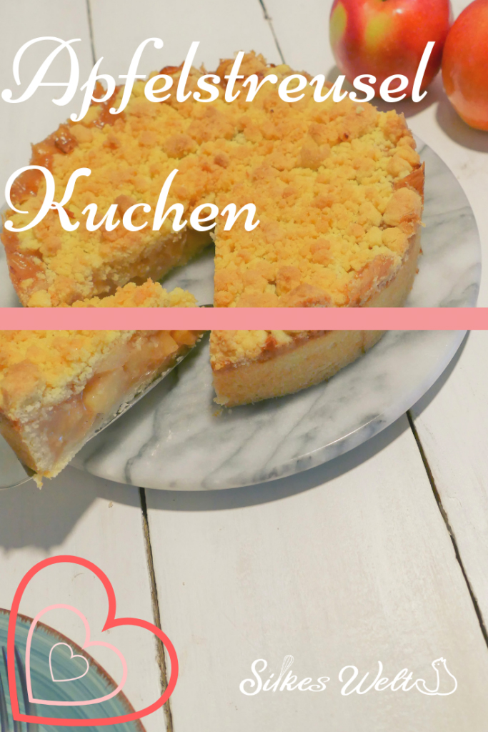 Apfelstreuselkuchen mit Pudding Rezepte-SilkesWelt.de