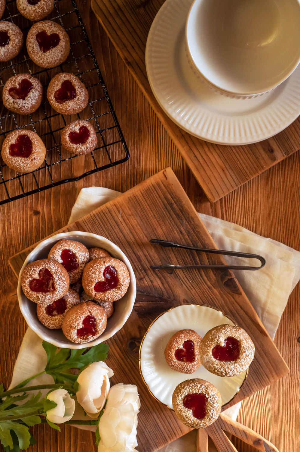 Rezept für Kekse mit Marmelade