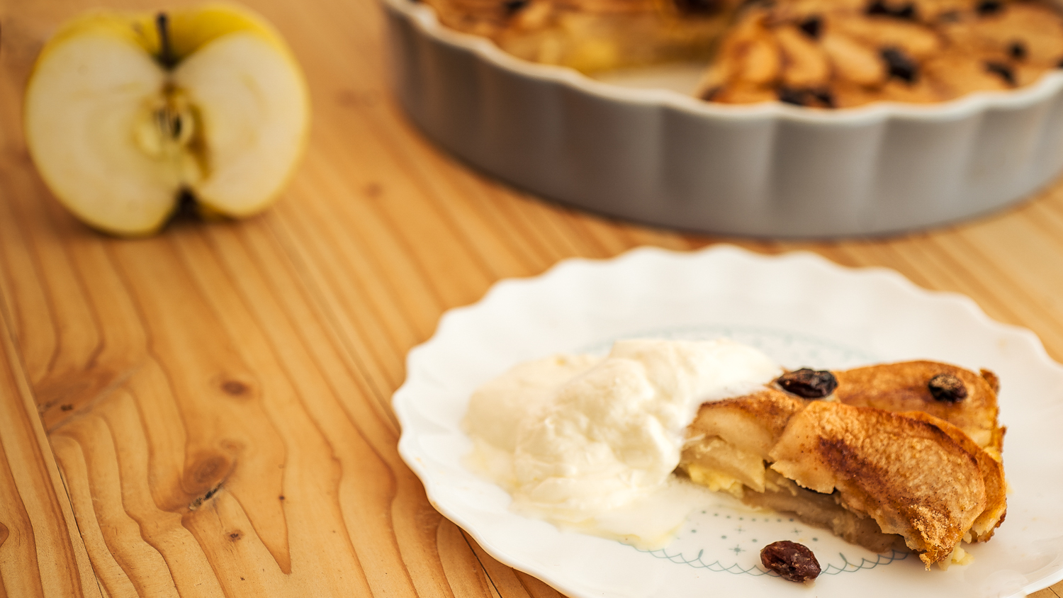 Einfache Apfel-Pfannkuchen-Tarte Rezepte-SilkesWelt.de Einfache Apfel-Pfannkuchen-Tarte Rezepte-SilkesWelt.de