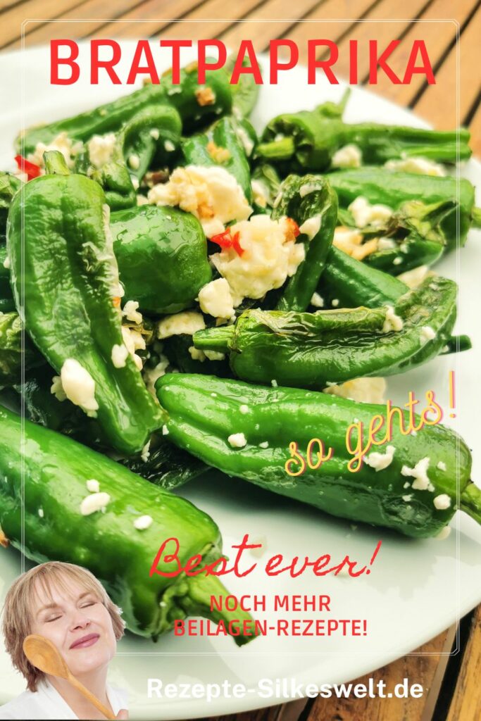 Bratpaprika mit Feta - schnell aus der Pfanne