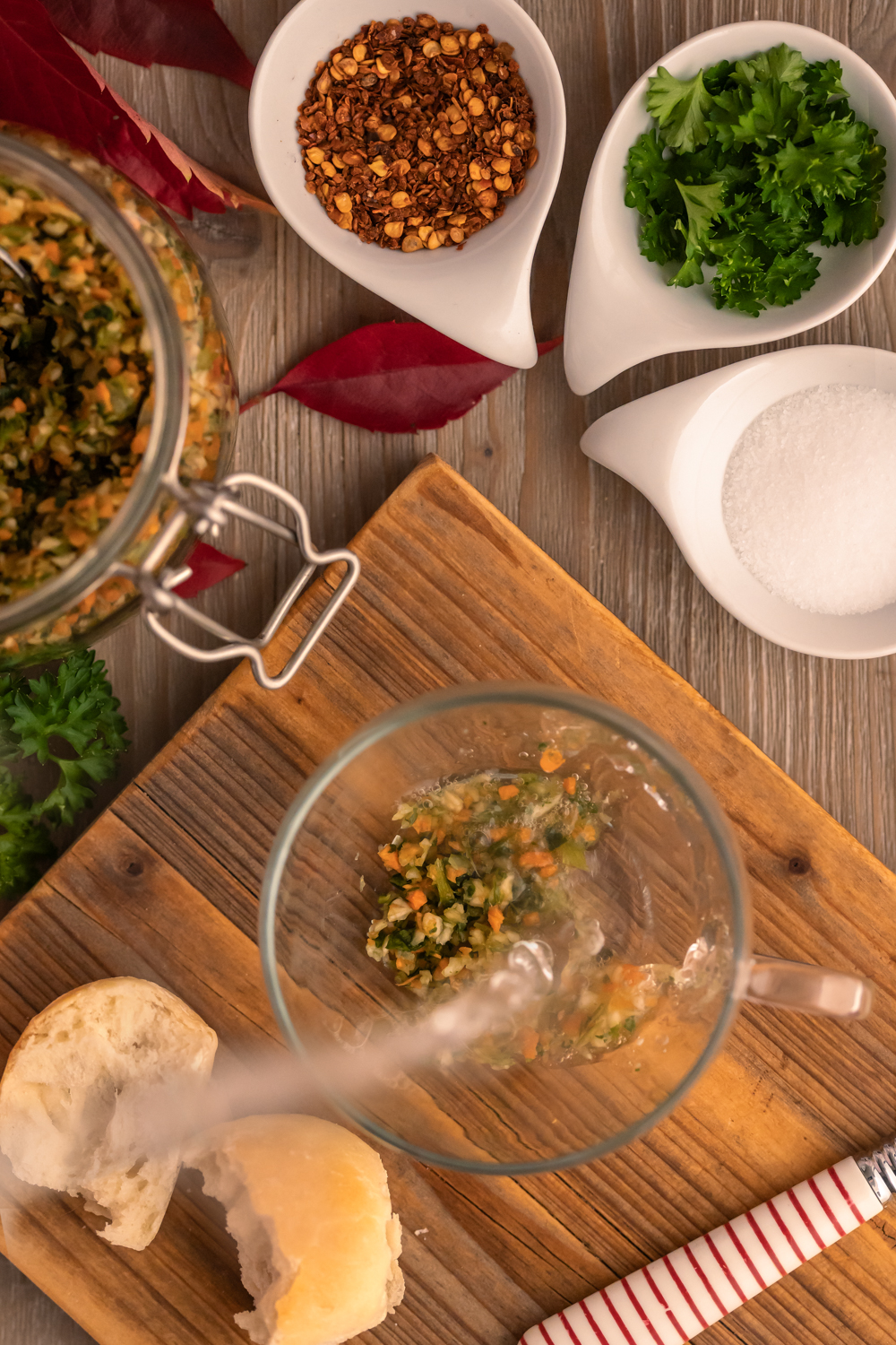 Gemüsebrühe-Basis mit und ohne Salz Gemüsebrühe-Basis mit und ohne Salz