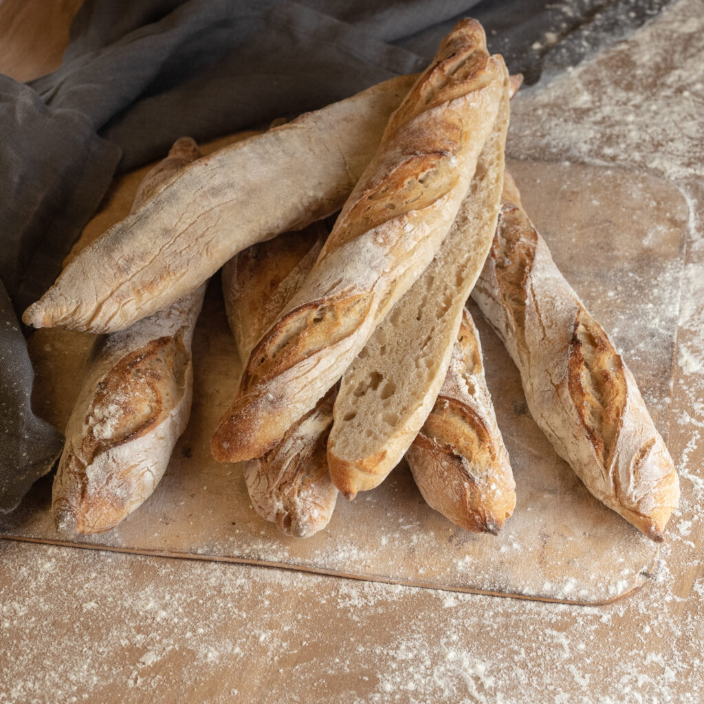 Mein Baguette mit Übernachtgare  Entdecke jetzt mein Rezept.