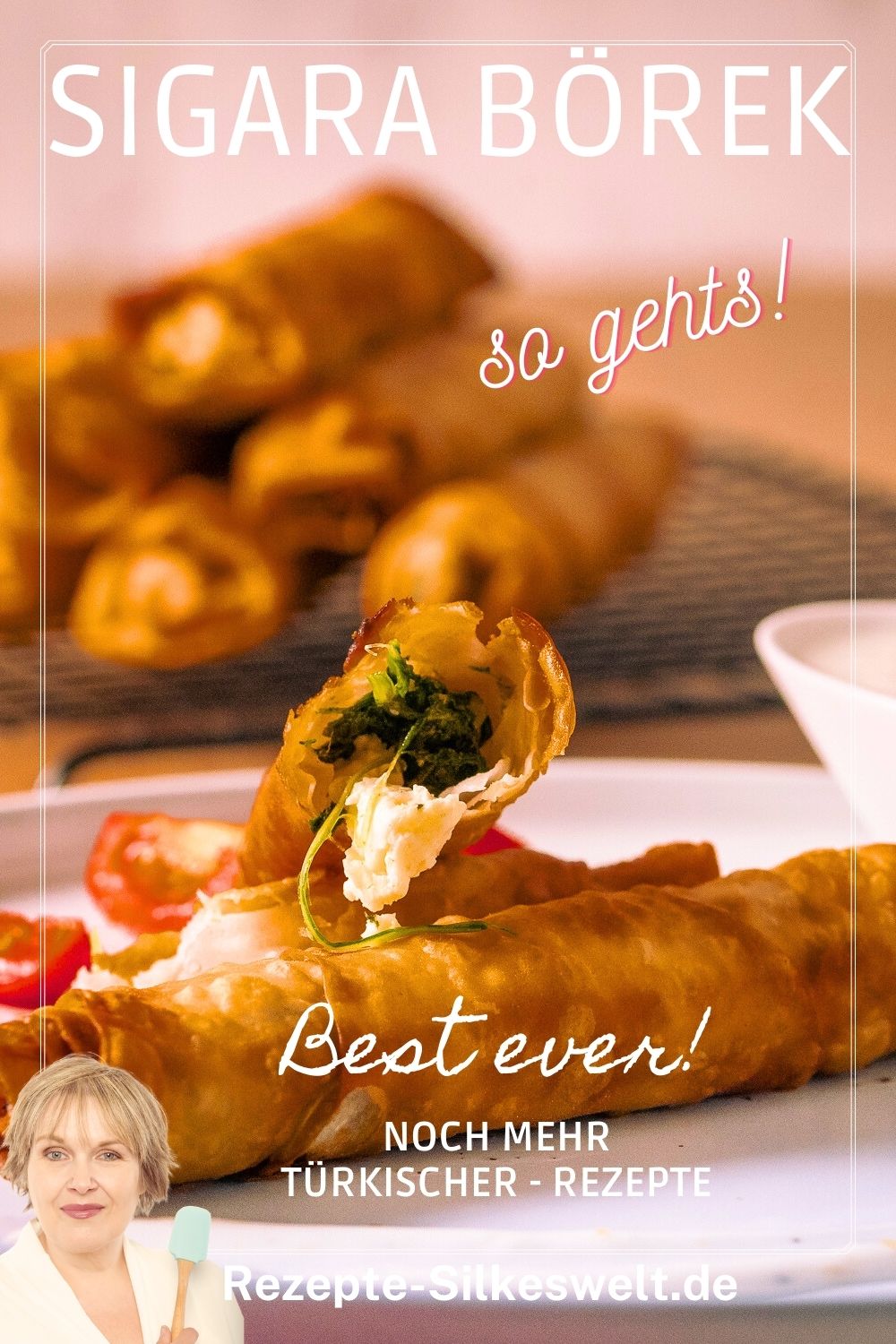 Sigara Börek mit Spinat und Feta